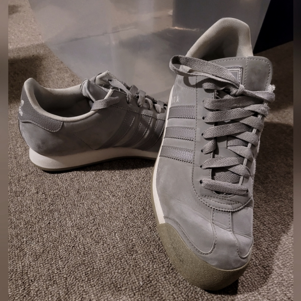 Adidas Samoa 2012 Gray Low Top Shoes Sneakers Mens 9 ART G56859